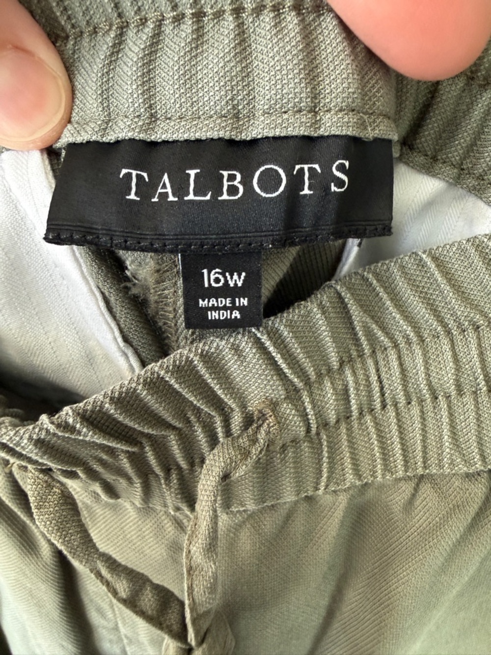 Comfy Talbots 16W drawstring pants - Picture 4 of 8